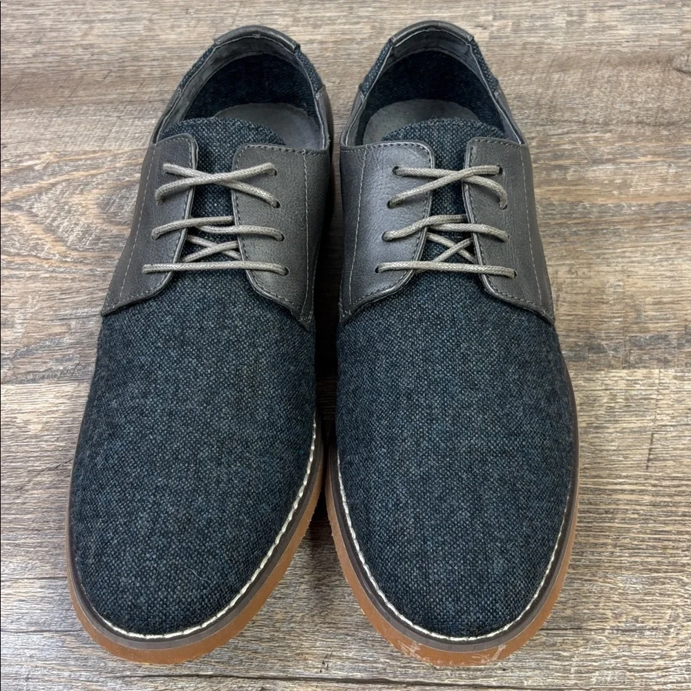 👞 Call It Spring Men’s Lace-Up Oxford Shoes — Charcoal & Gray 9.5